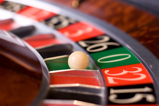 Roulette in casino, zeno wins